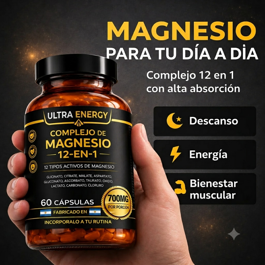 Complejo de Magnesio 12 en 1 - Ultra Energy