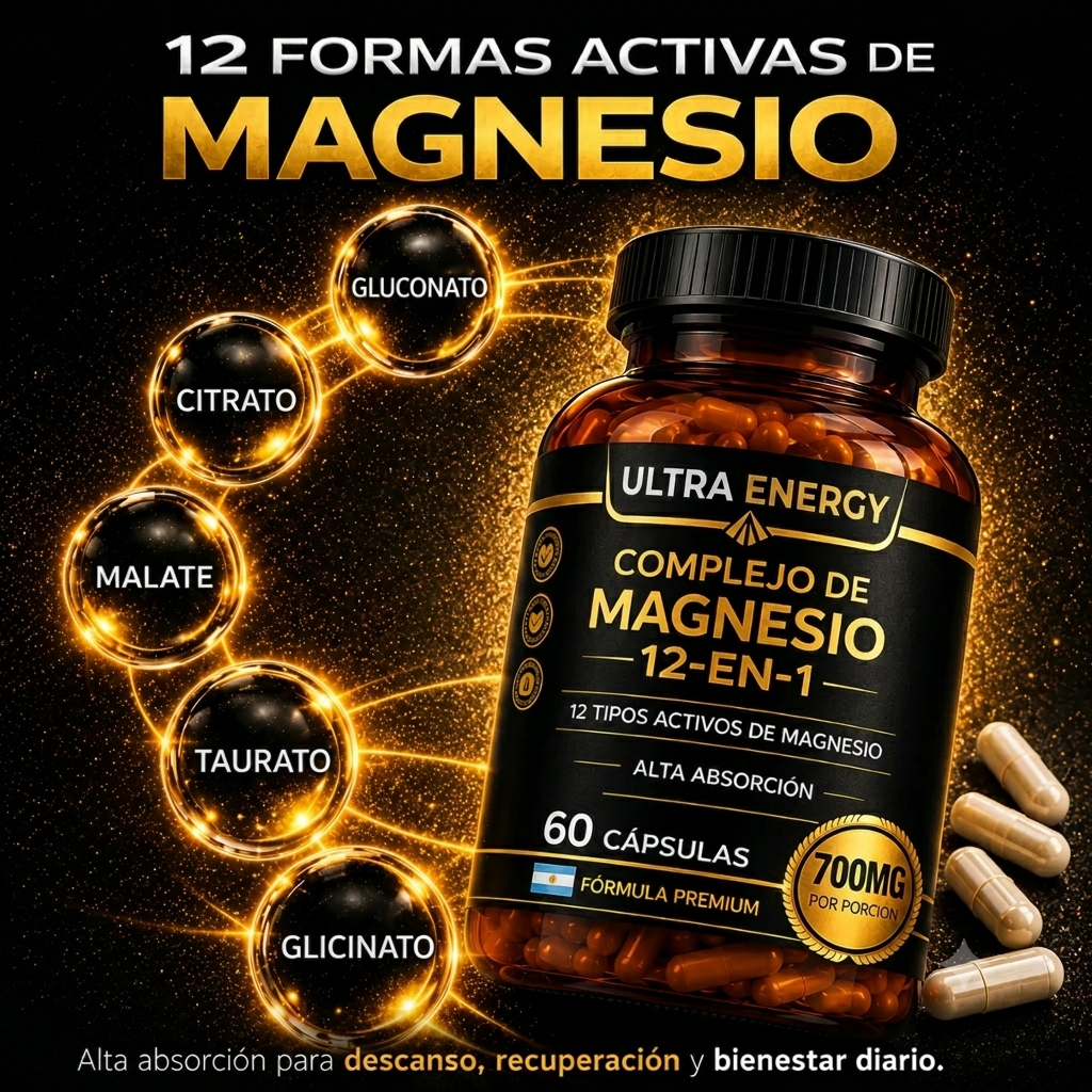 Complejo de Magnesio 12 en 1 - Ultra Energy